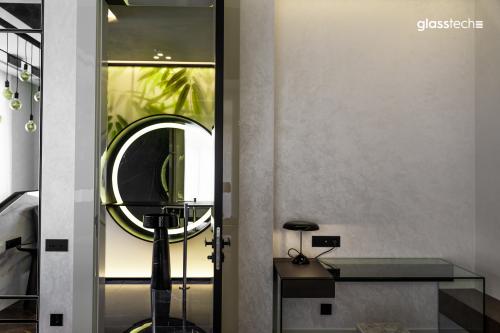 interyer şüşə dekor